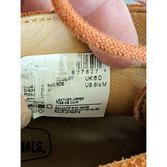 Clarks Originals Women's Phenia Suede Desert Rust Ankle Boot - Size 8.5 - Picture 10 of 10